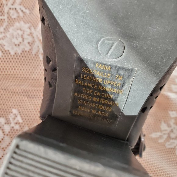 Maddison Womens Leather Heels, Black - Picture 3 of 7